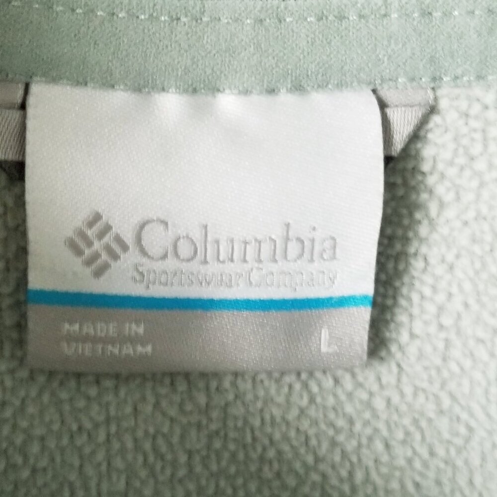 Columbia Pullover Half Zip Active Performance Jacket Top Pockets Outerwear Sz  L - Picture 8 of 10